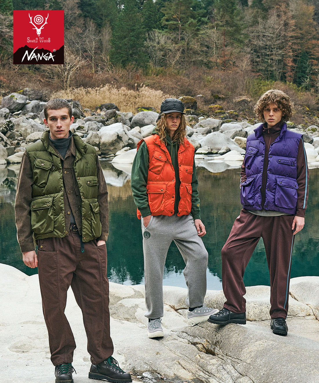 South2 West8 x NANGA River Trek ダウンベスト