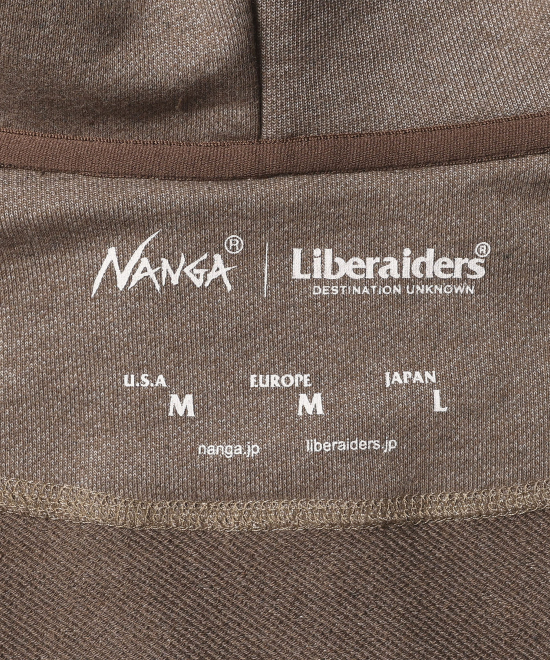NANGA×LIBERAIDERS エコハイブリッド フーディー