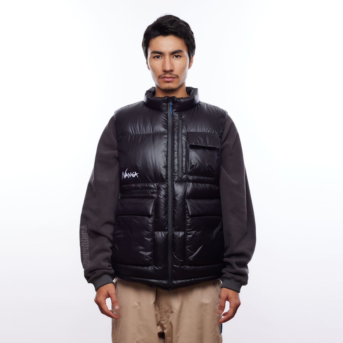 NANGA×LIBERAIDERS リップストップ ナイロン ダウンベスト