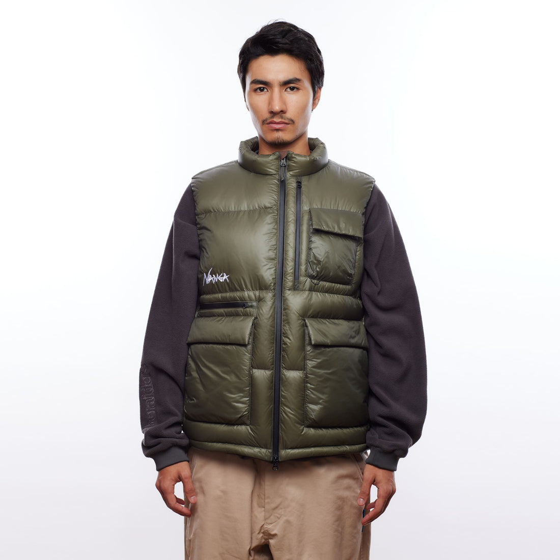 NANGA×LIBERAIDERS リップストップ ナイロン ダウンベスト