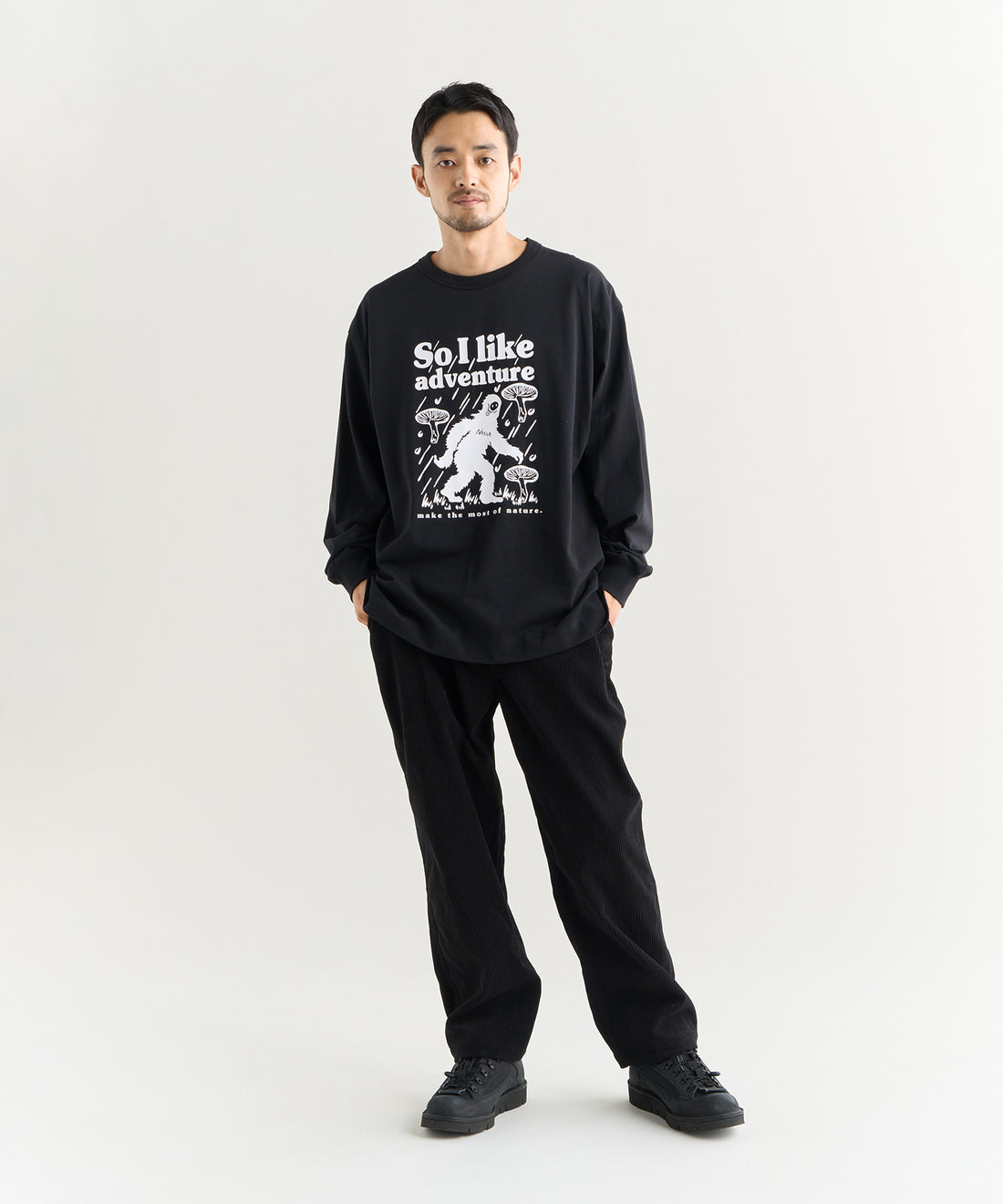 着用モデル:メンズ 180cm / 着用サイズ:L