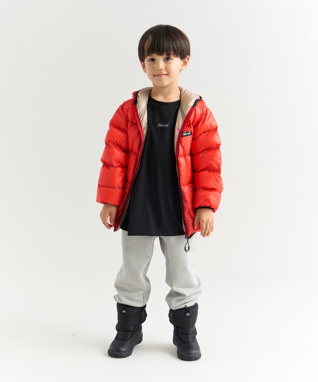着用モデル:キッズ 116cm / 着用サイズ:120