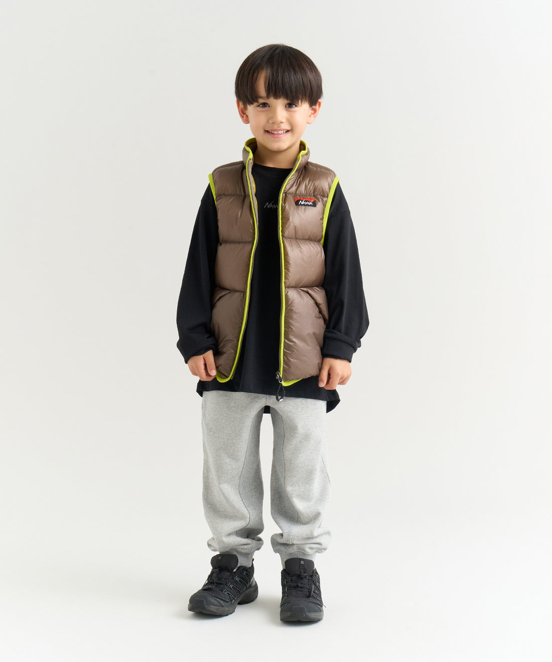 着用モデル:キッズ 116cm / 着用サイズ:120
