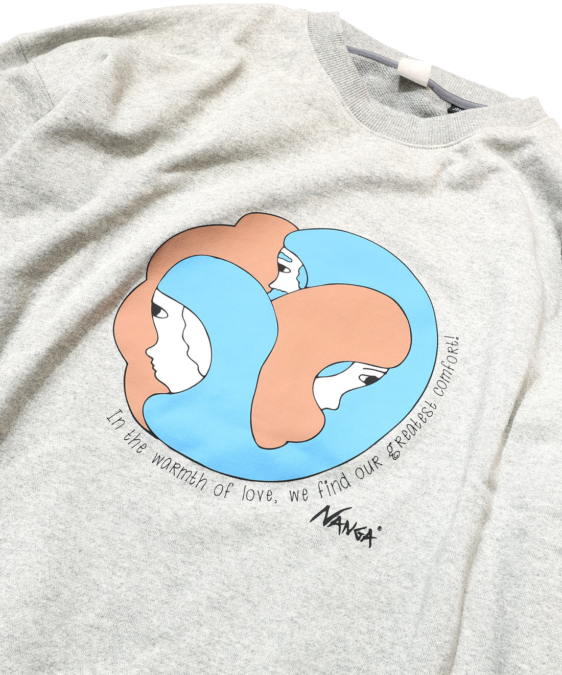 NANGA×Jerry Ukai エコハイブリッド ウォームス オブ ラブ スウェットシャツ