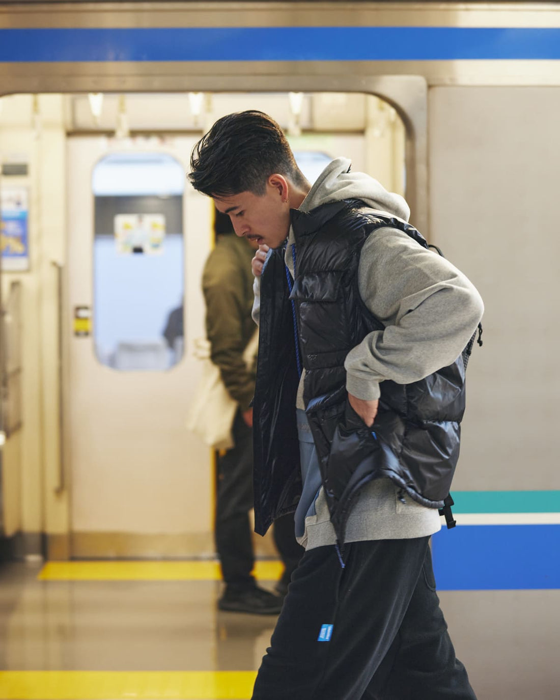 NANGA×LIBERAIDERS リップストップ ナイロン ダウンベスト