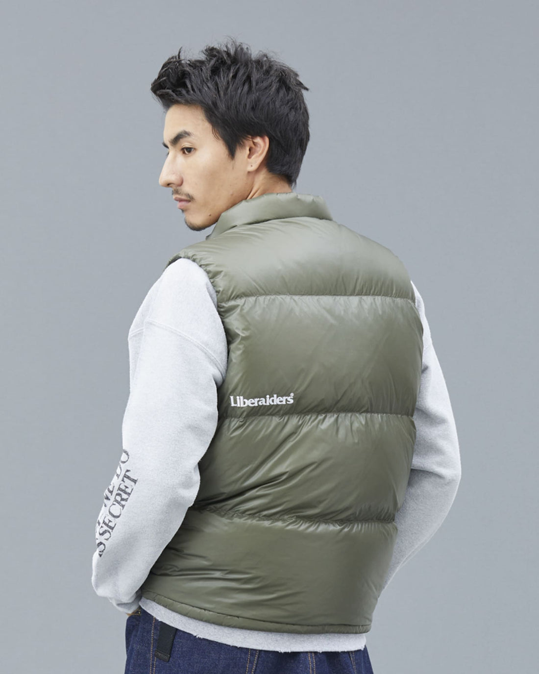 NANGA×LIBERAIDERS リップストップ ナイロン ダウンベスト