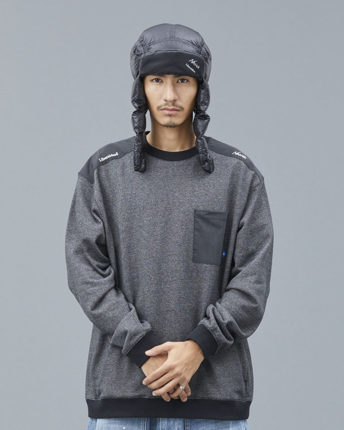 NANGA×LIBERAIDERS エコハイブリッド スウェットシャツ