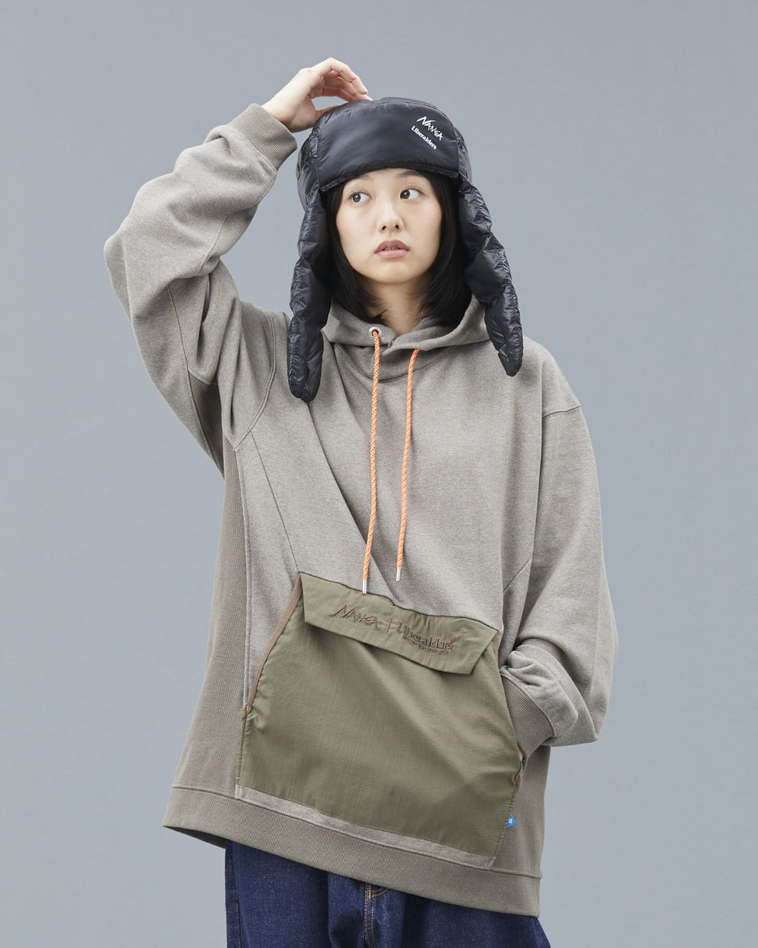 NANGA×LIBERAIDERS エコハイブリッド フーディー