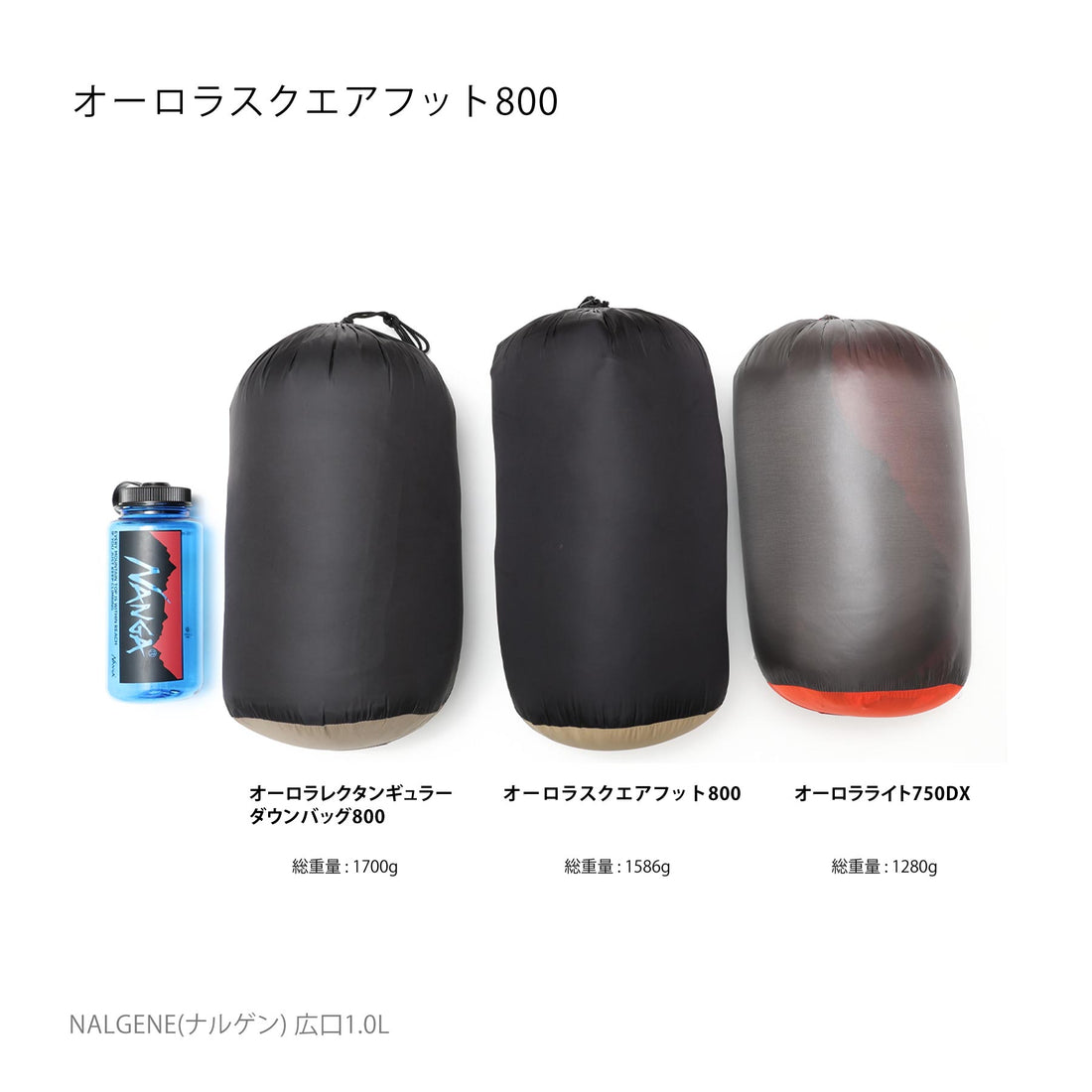 オーロラテックス スクエアフット 800