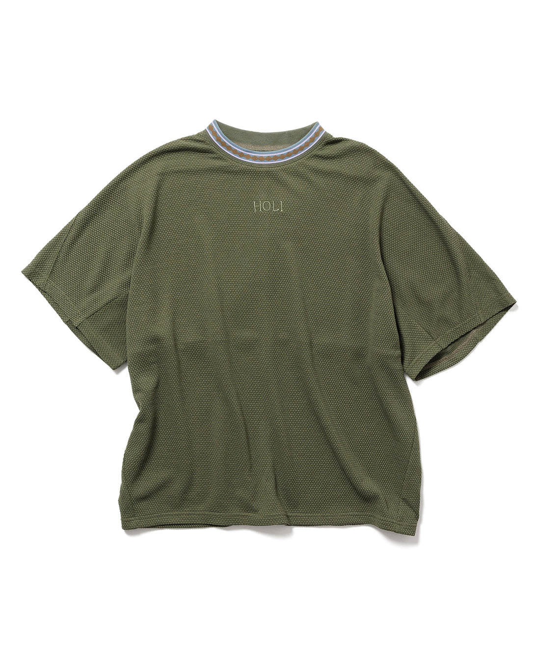 リンガーカラー パネルTシャツ