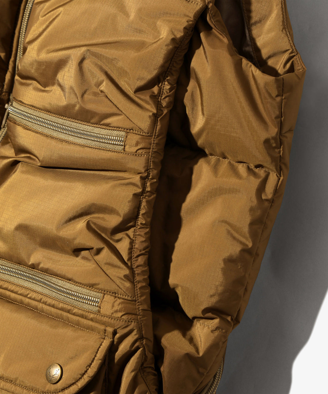 South2 West8 x NANGA Fishing Down Vest