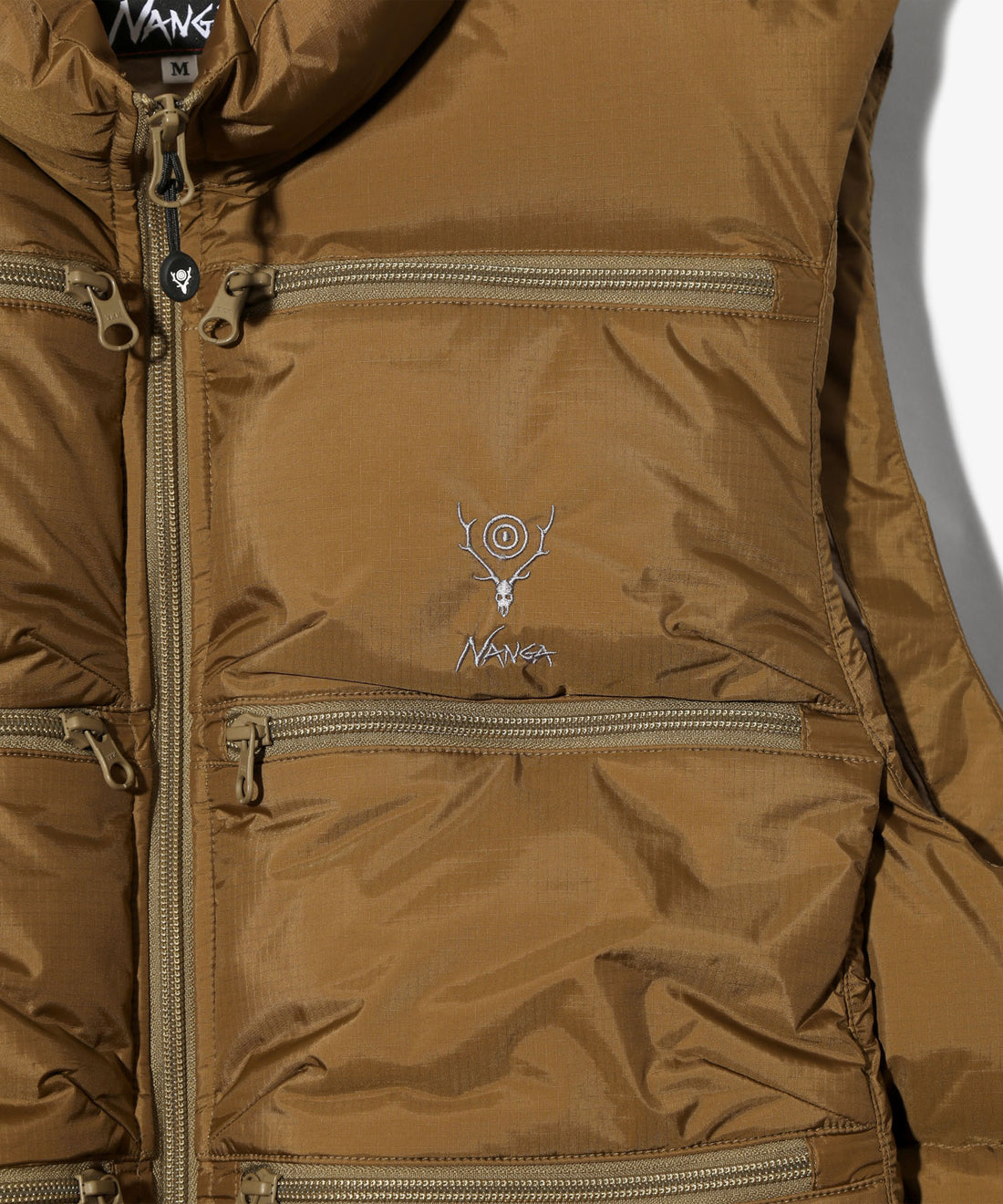 South2 West8 x NANGA Fishing Down Vest