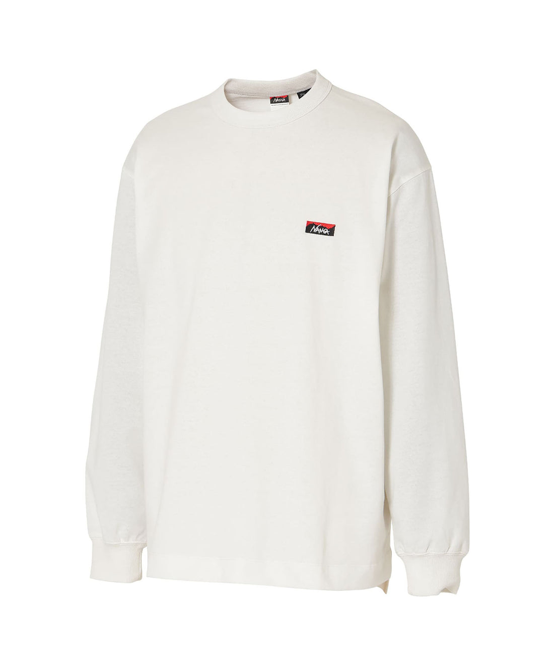 エコハイブリッド ボックスロゴ エンブロイダリー ロングスリーブTシャツ