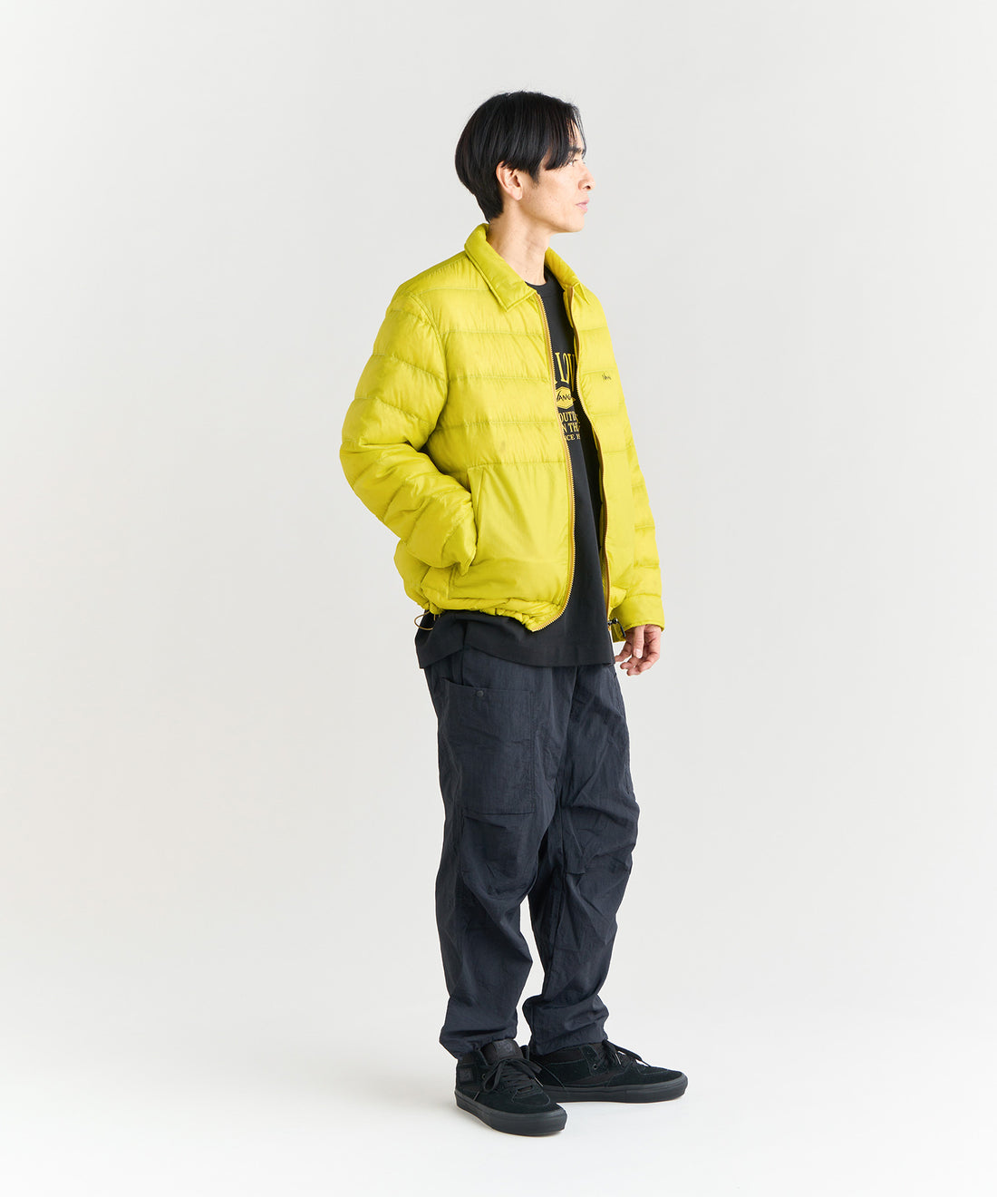 着用モデル：メンズ 180cm ／ 着用サイズ：L