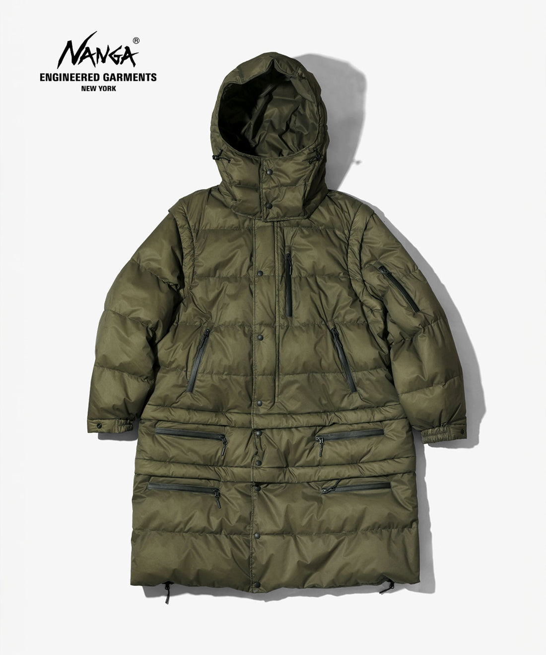 NANGA×ENGINEERED GARMENTS Detachable Down Coat