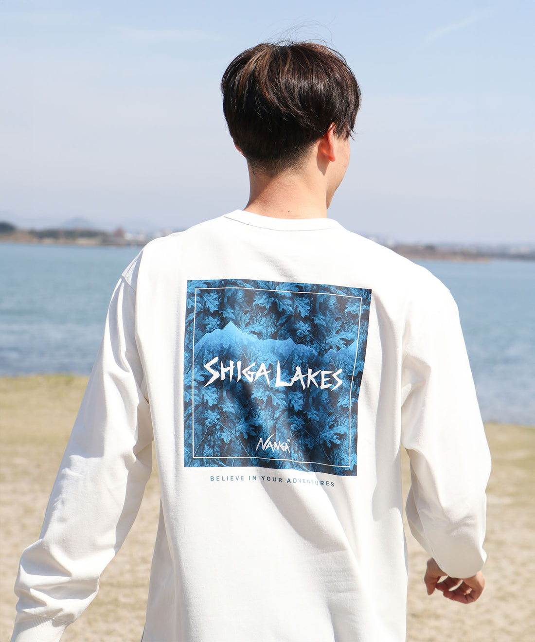 NANGA×滋賀レイクス ロングスリーブ Tシャツ