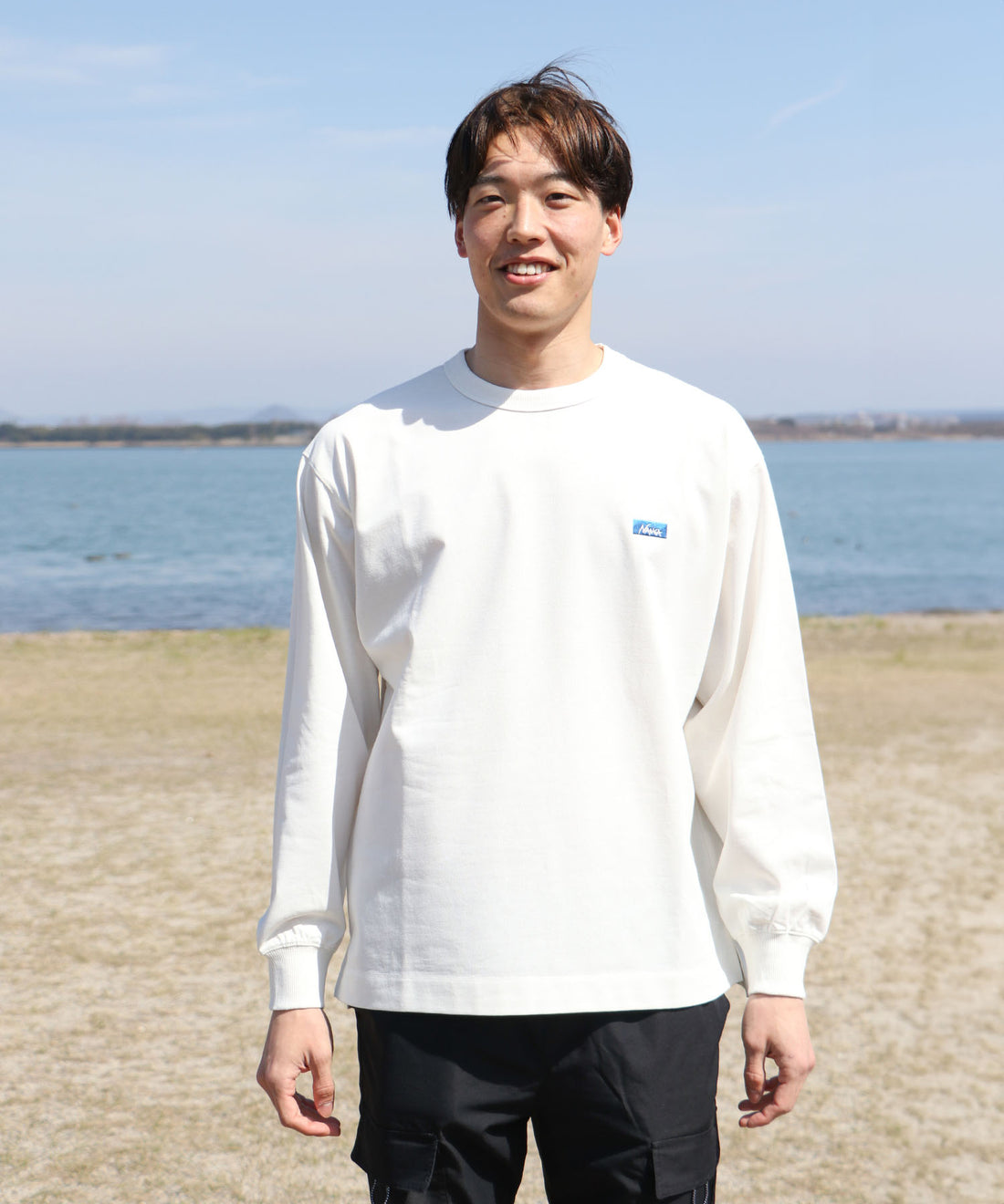 NANGA×滋賀レイクス ロングスリーブ Tシャツ