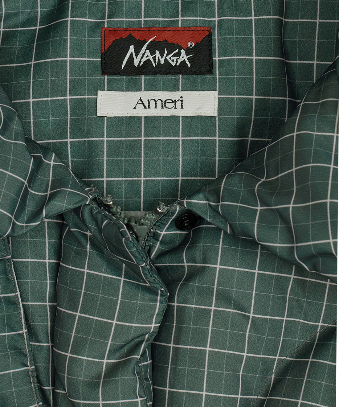 NANGA × Ameri 2WAY WAVE CHECK ダウンコート