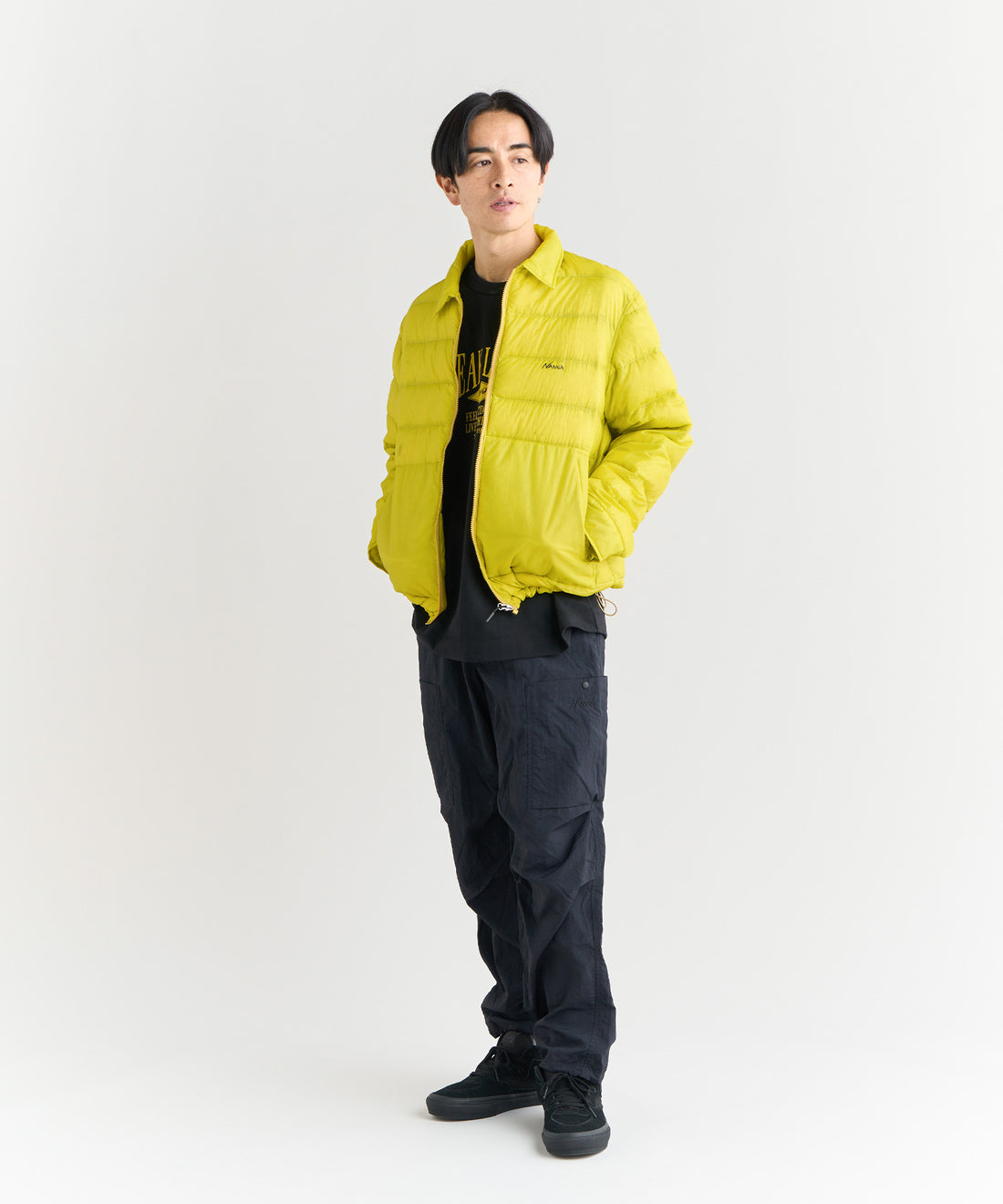 着用モデル：メンズ 180cm ／ 着用サイズ：L