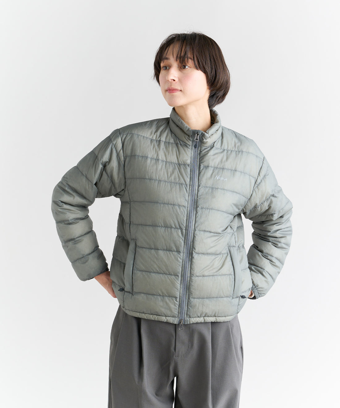 着用モデル：ウィメンズ 168cm ／ 着用サイズ：WM