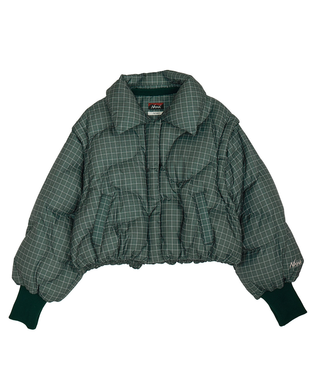 NANGA × Ameri 2WAY WAVE CHECK ダウンコート