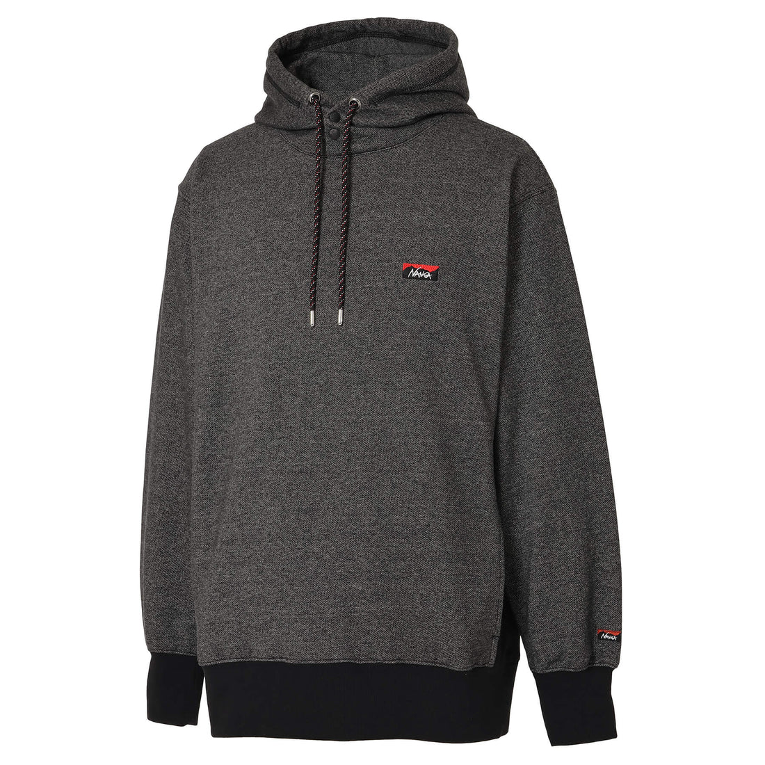 ECO HYBRID MINI BOX LOGO EMBROIDERY SWEAT HOODIE(UNISEX)