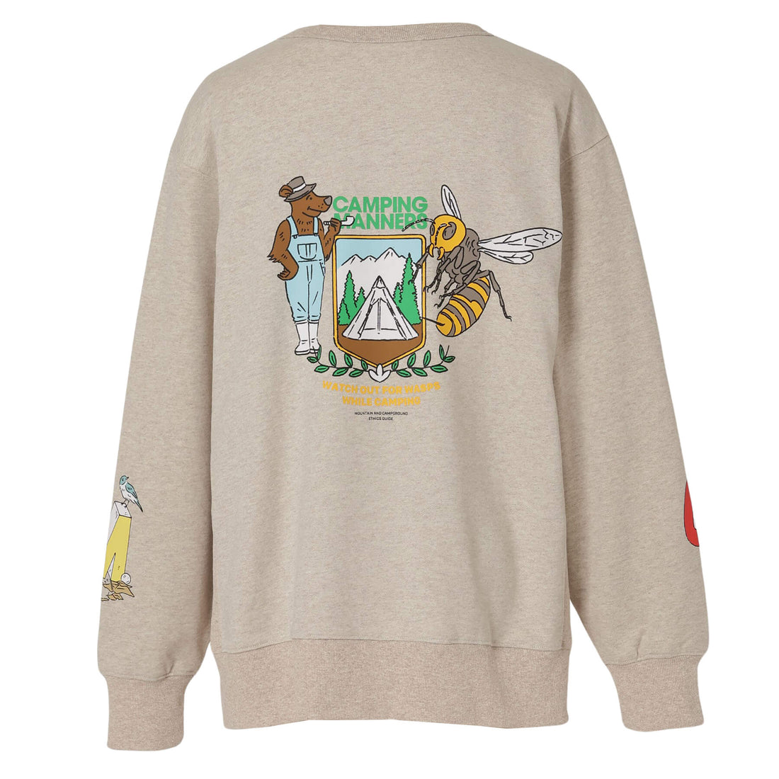 ECO HYBRID CAMPING MANNERS WASPS SWEATSHIRT(UNISEX)