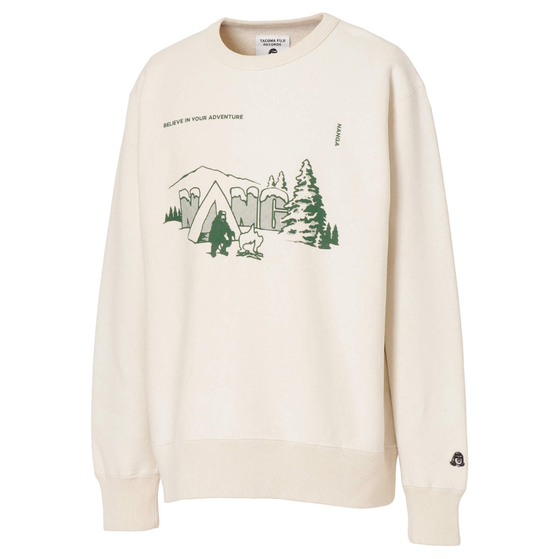 【直営店限定】NANGA×TACOMA FUJI RECORDS QUIET ILLUSION SWEATSHIRT(UNISEX)