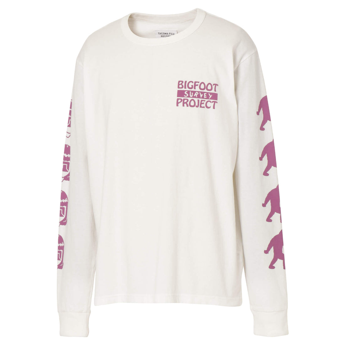 NANGA×TACOMA FUJI RECORDS BIGFOOT SURVEY PROJECT LOGO L/S TEE(UNISEX)