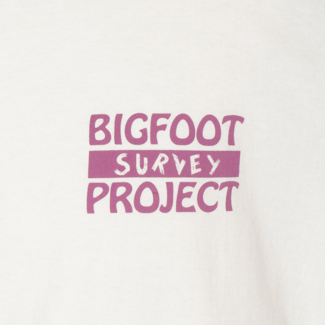 NANGA×TACOMA FUJI RECORDS BIGFOOT SURVEY PROJECT LOGO L/S TEE(UNISEX)