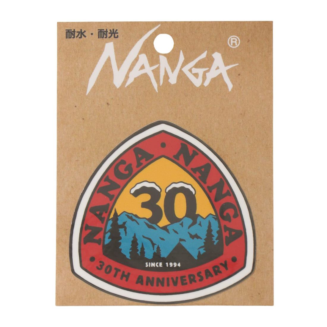 NANGA 30TH ANNIVERSARY STICKER DELTA