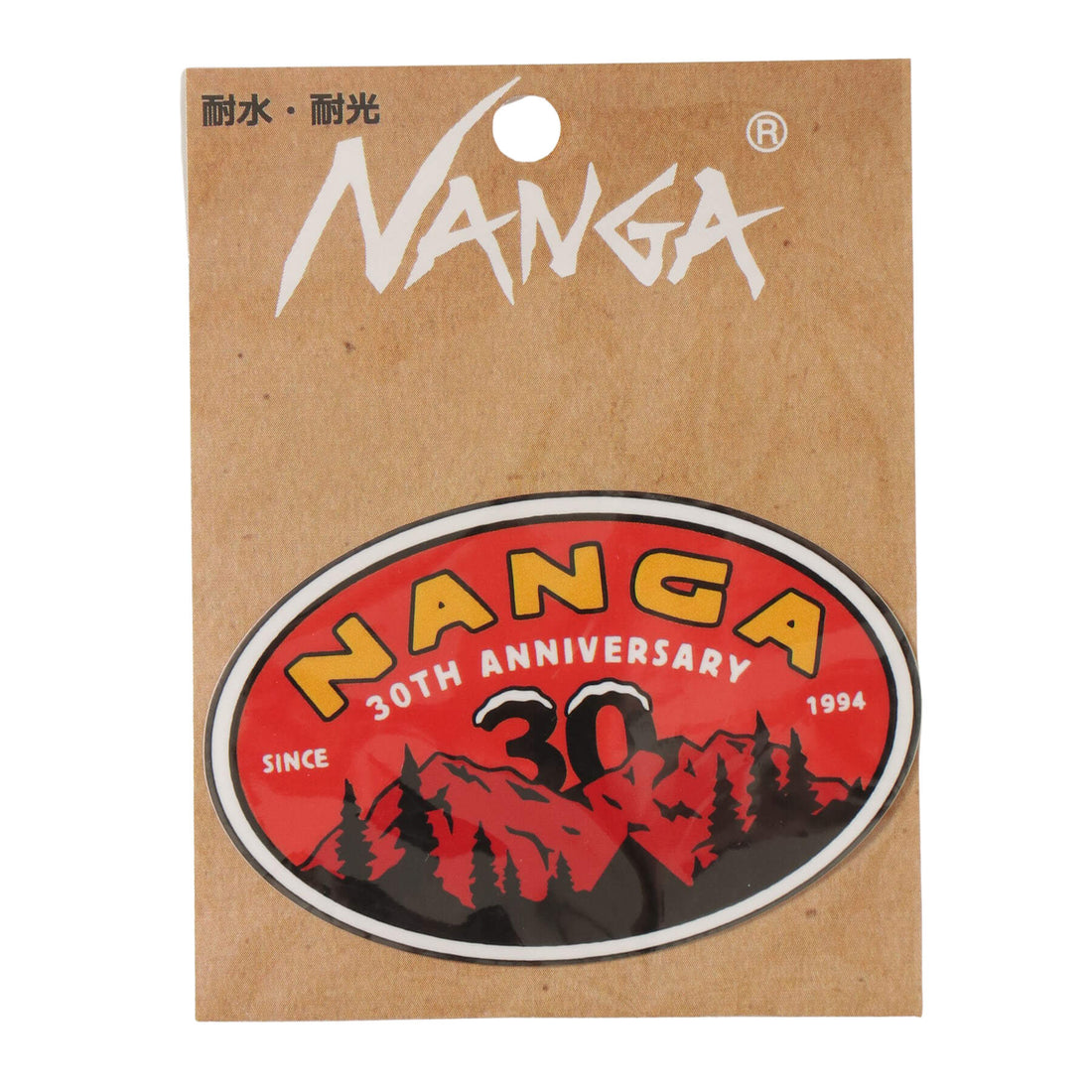 NANGA 30TH ANNIVERSARY STICKER OVAL