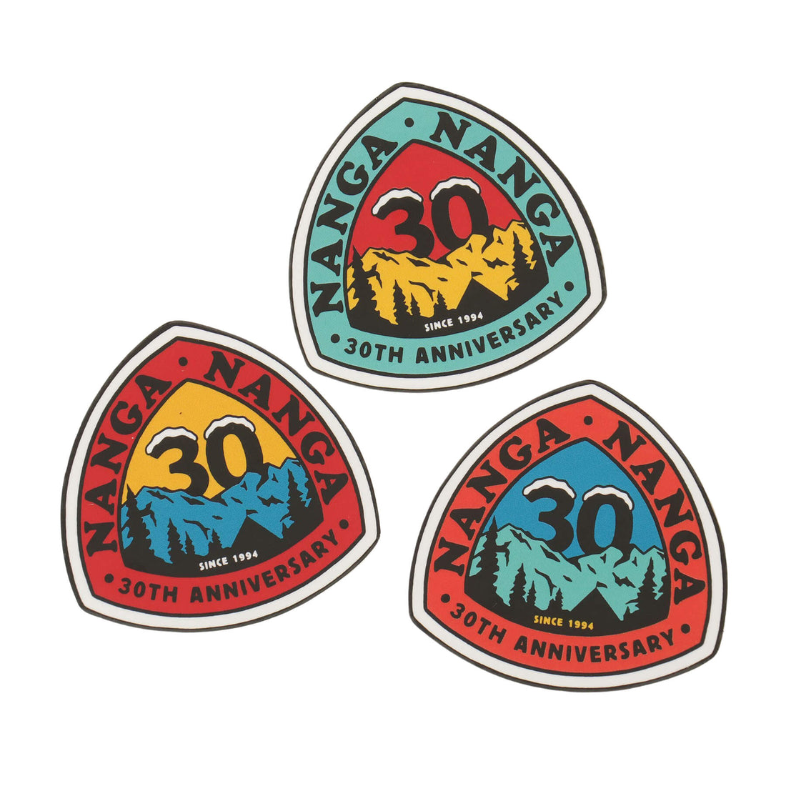 NANGA 30TH ANNIVERSARY STICKER DELTA