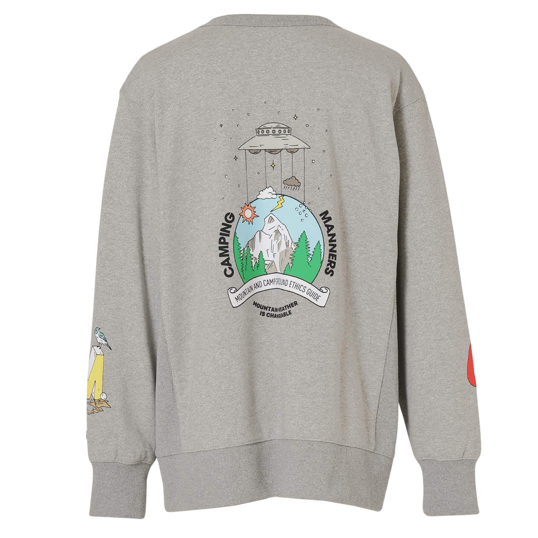 ECO HYBRID CAMPING MANNERS MT.WEATHER SWEATSHIRT(UNISEX)