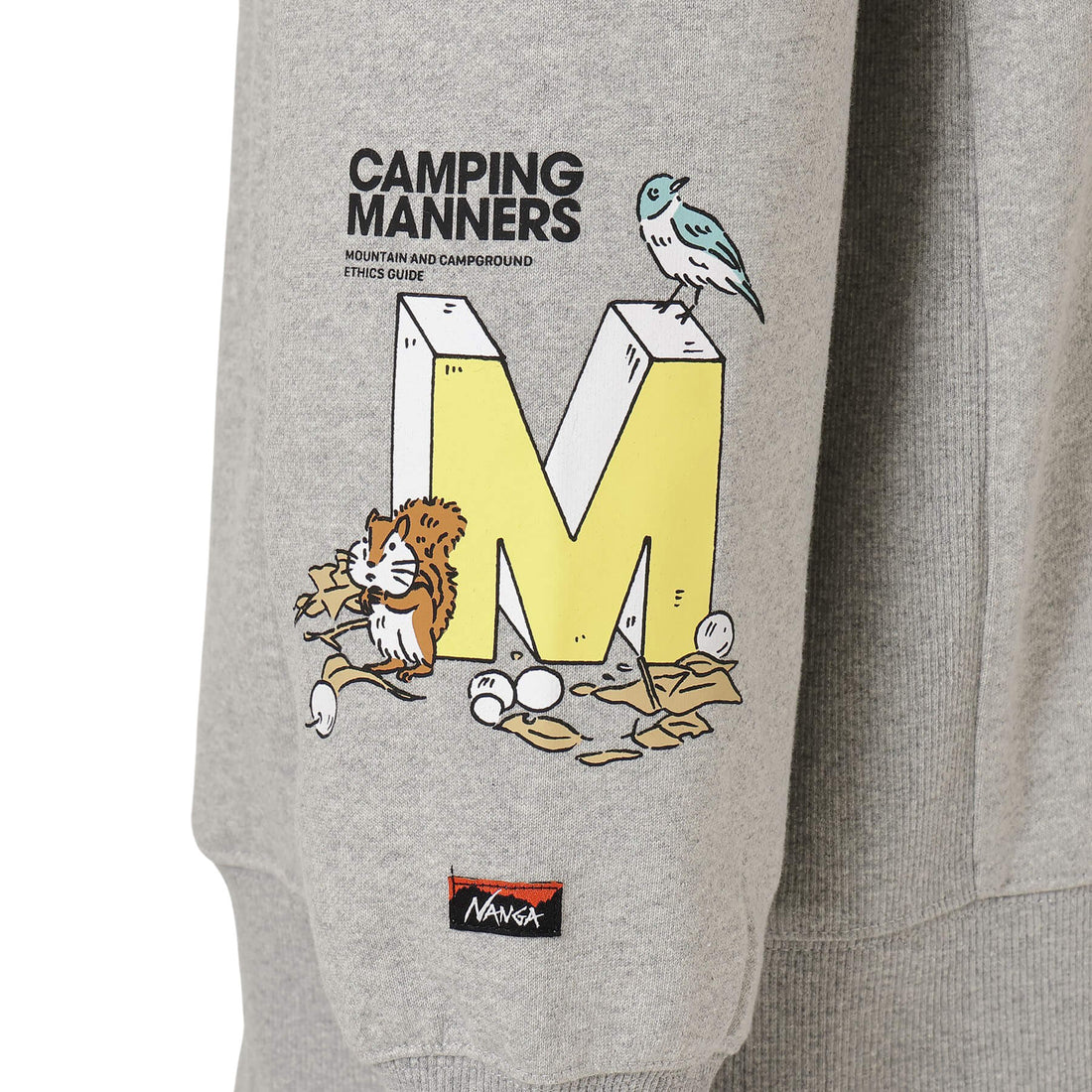 ECO HYBRID CAMPING MANNERS MT.WEATHER SWEATSHIRT(UNISEX)