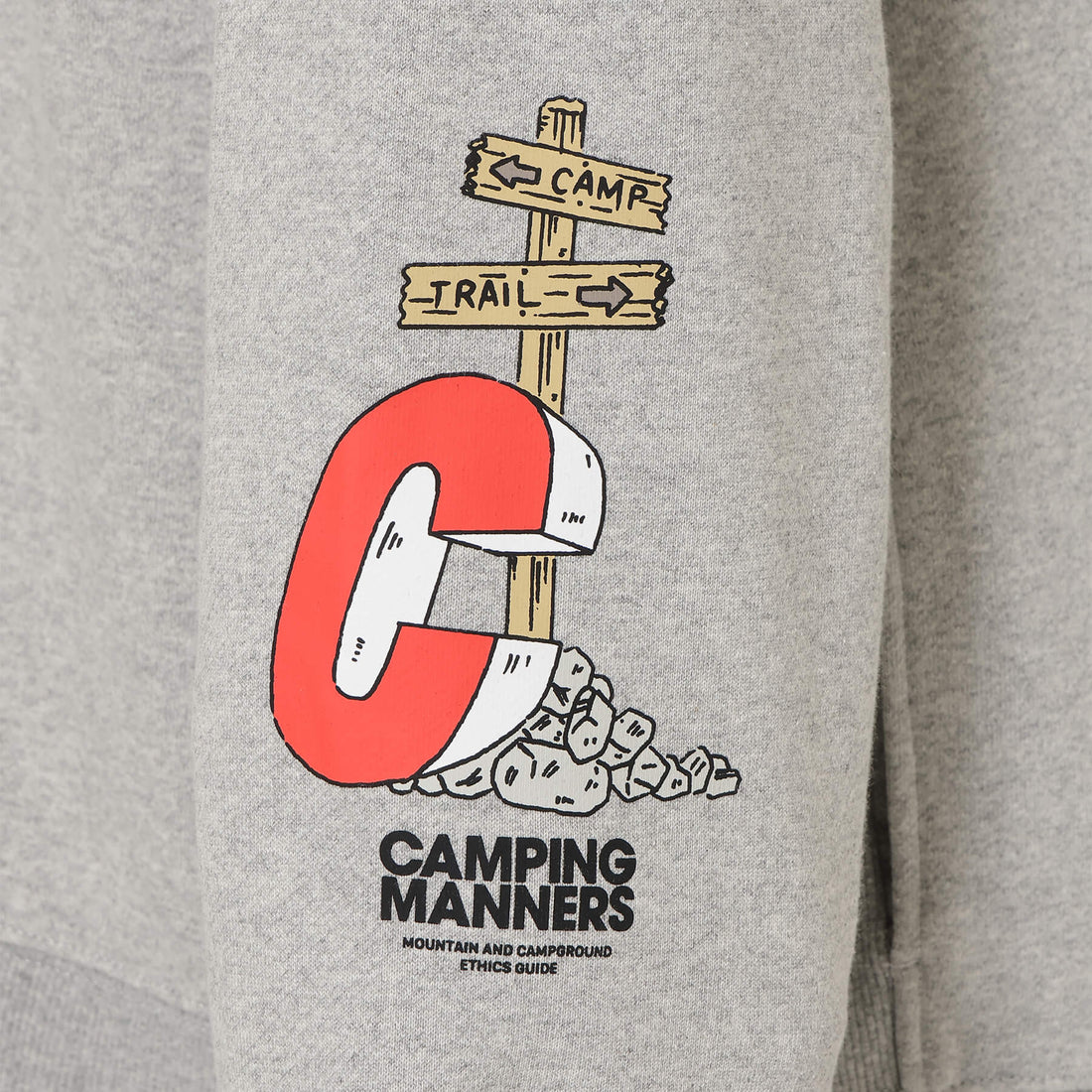 ECO HYBRID CAMPING MANNERS MT.WEATHER SWEATSHIRT(UNISEX)