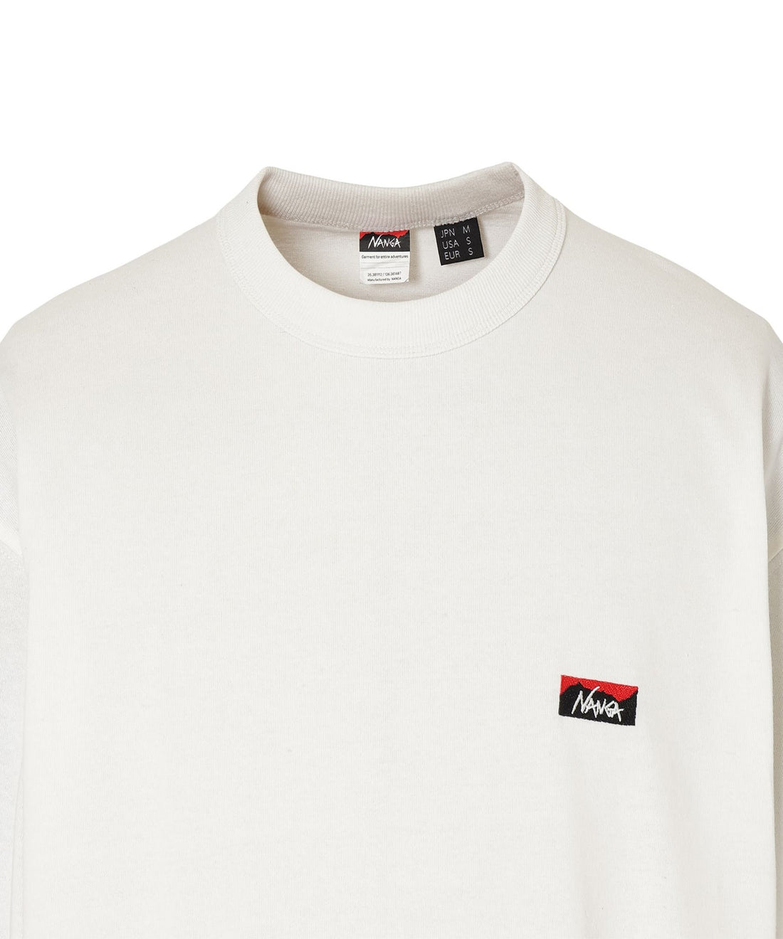 エコハイブリッド ボックスロゴ エンブロイダリー ロングスリーブTシャツ