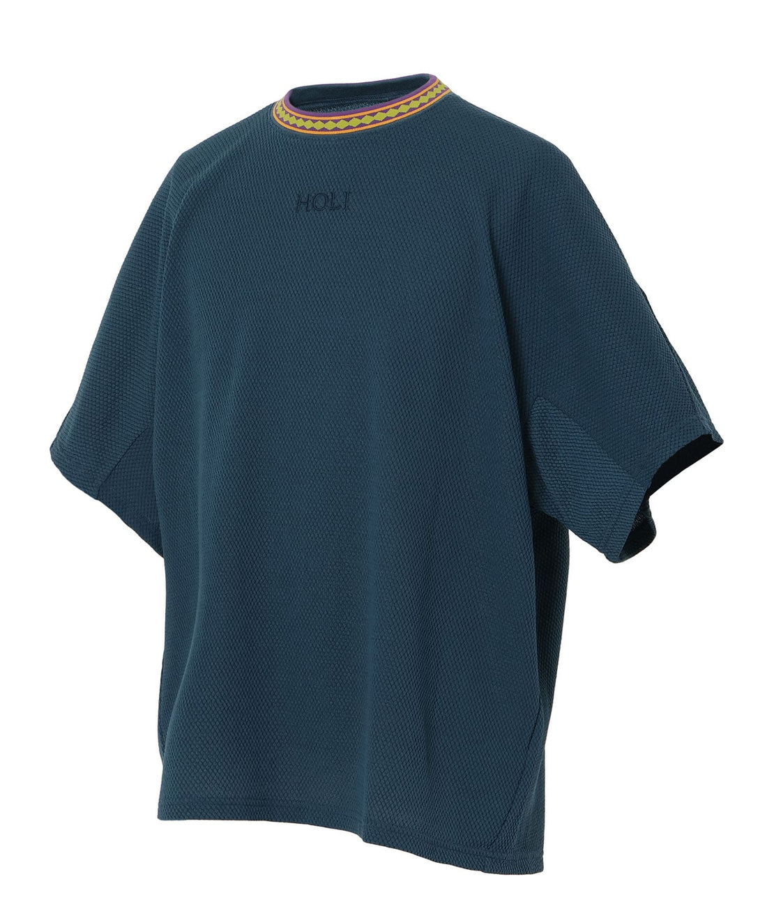 リンガーカラー パネルTシャツ