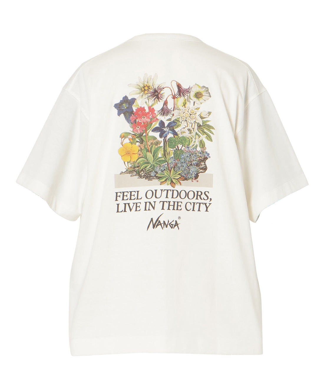 エコハイブリッド ビンテージフラワー Tシャツ