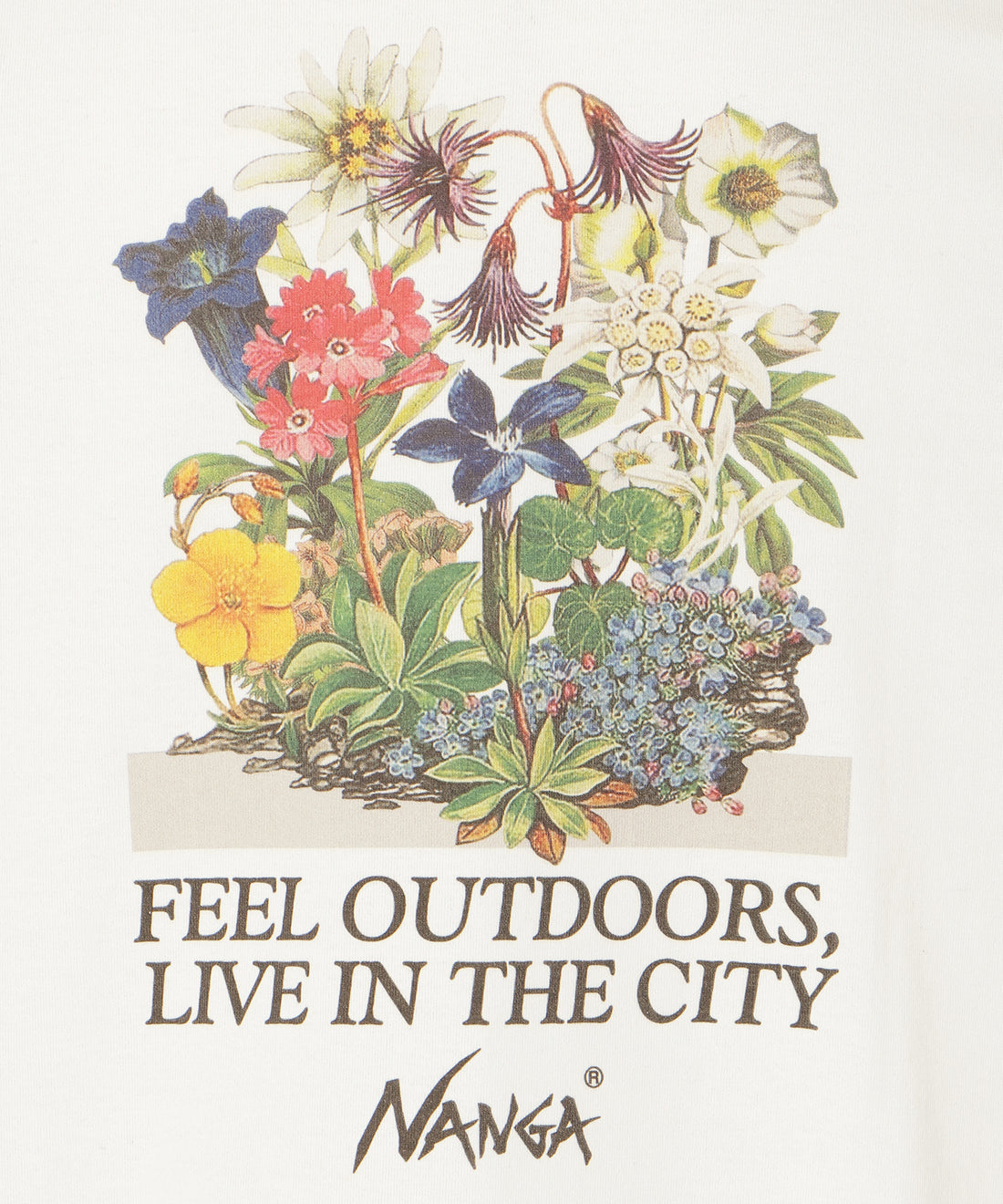 エコハイブリッド ビンテージフラワー Tシャツ