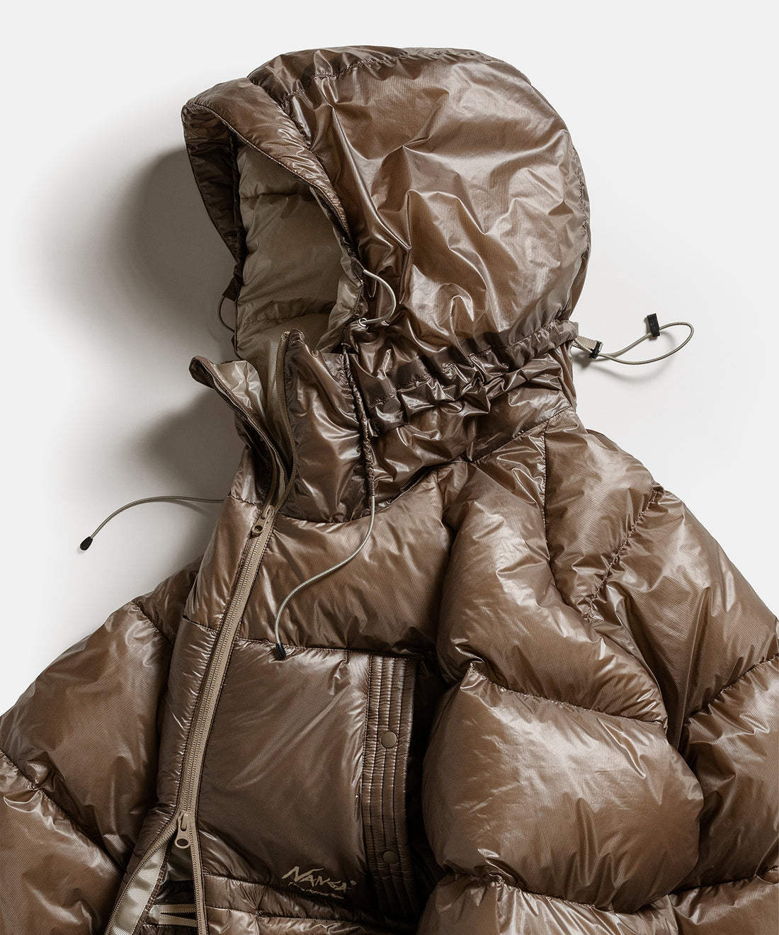 NANGA×18east HOODED RANGE DOWN JACKET