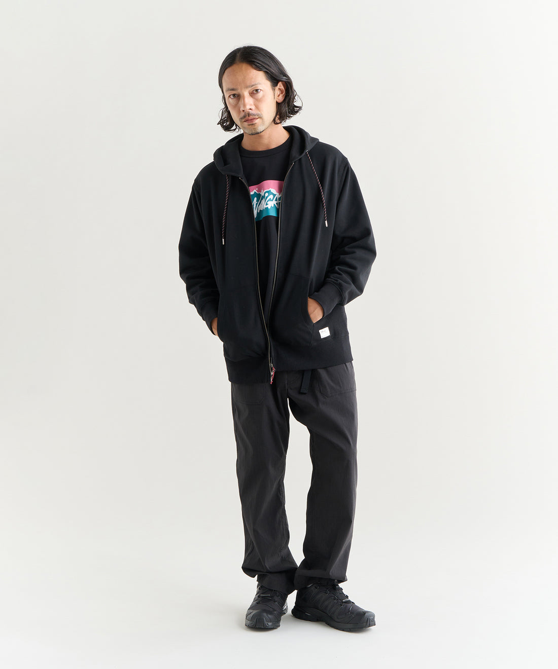 エコハイブリッドフルジップパーカー