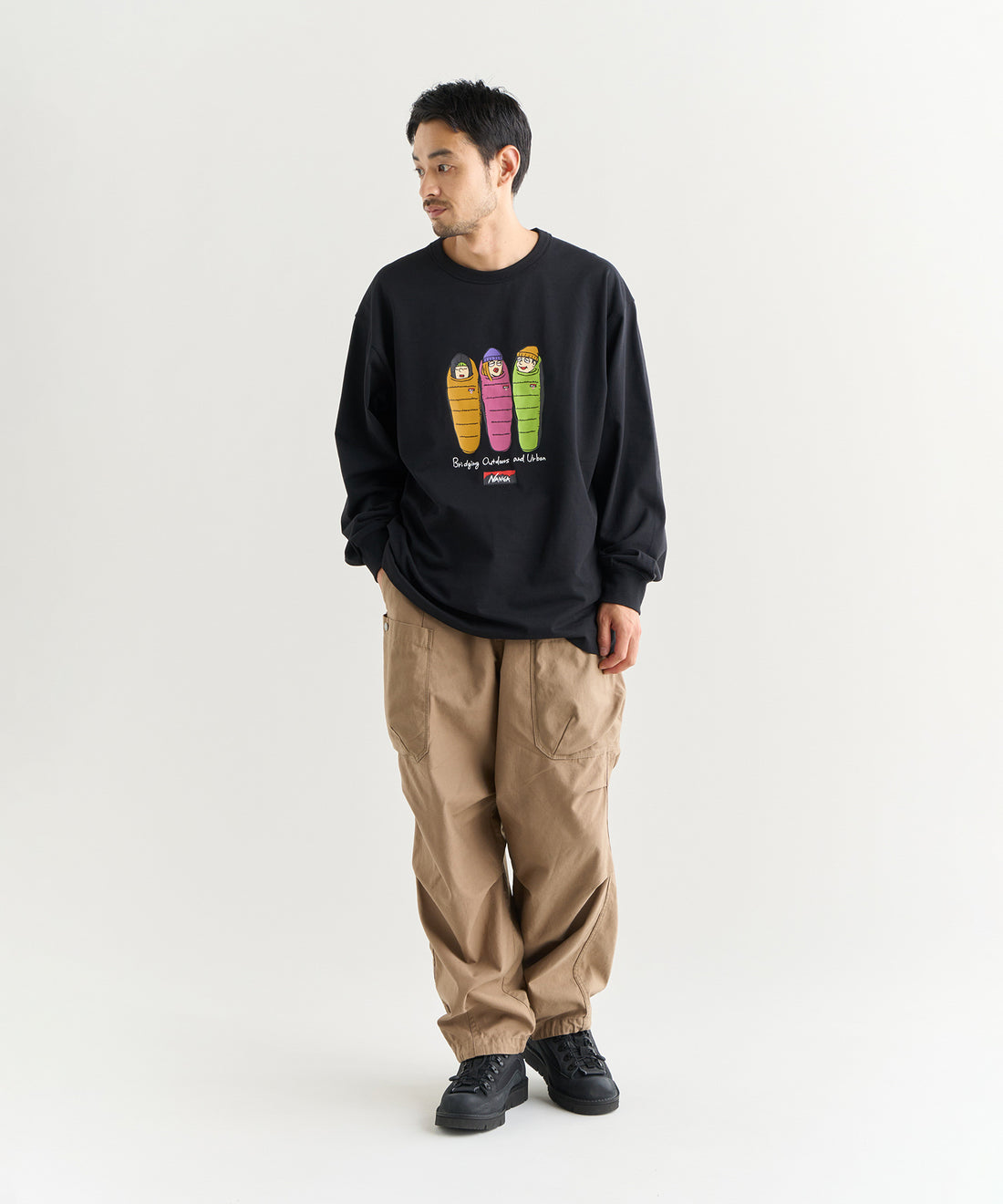 着用モデル：メンズ 180cm ／ 着用サイズ：L
