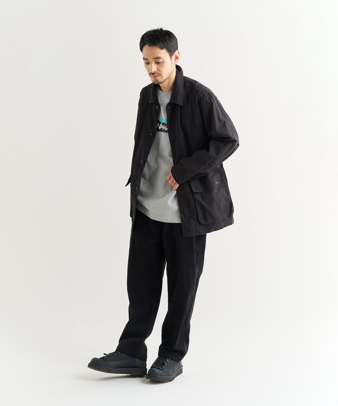 着用モデル：メンズ 180cm ／ 着用サイズ：L