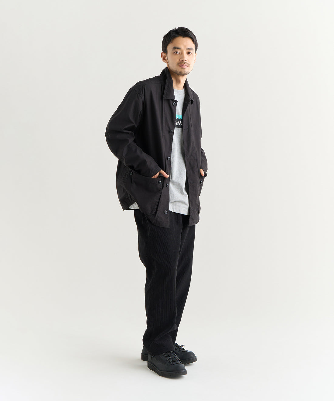 着用モデル：メンズ 180cm ／ 着用サイズ：L