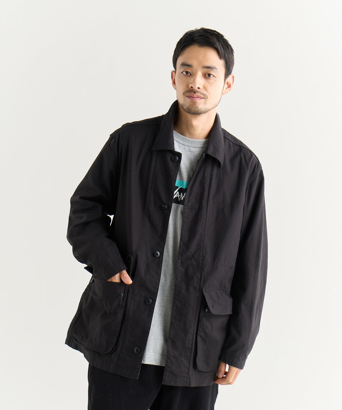 着用モデル：メンズ 180cm ／ 着用サイズ：L