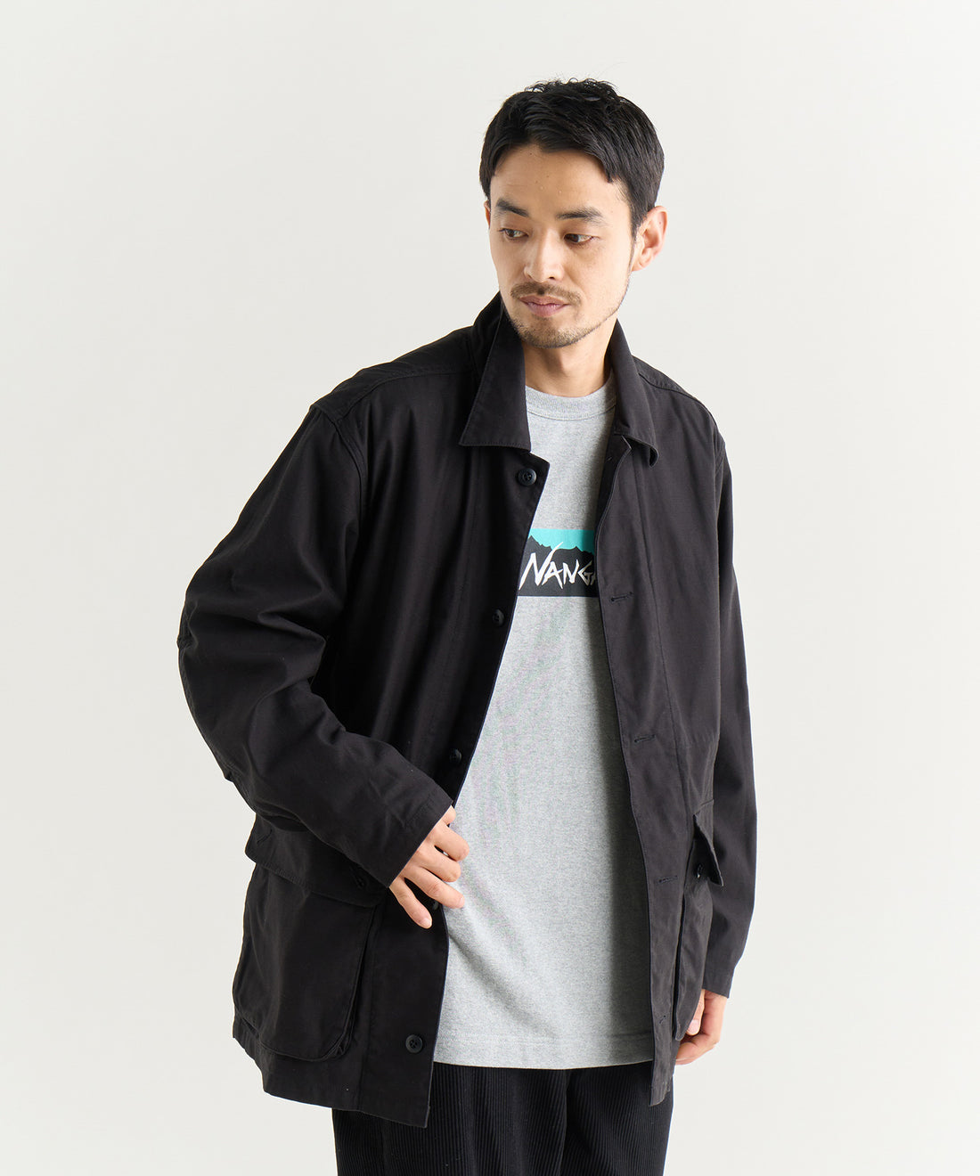 着用モデル：メンズ 180cm ／ 着用サイズ：L