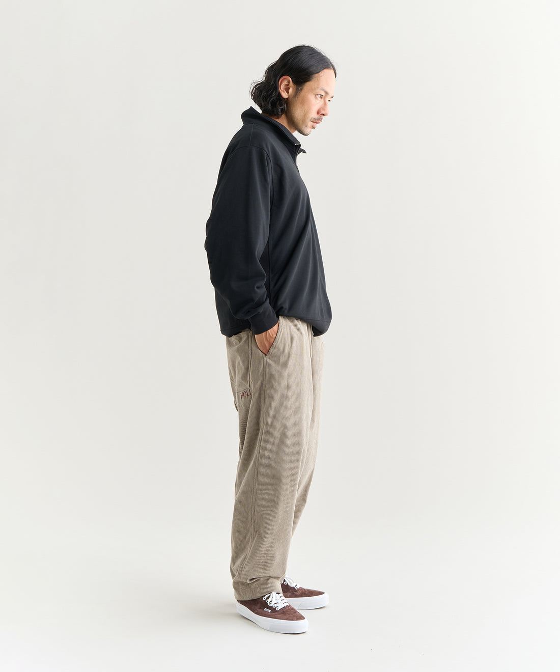 ドライミックス テリー ハーフジップスウェット
