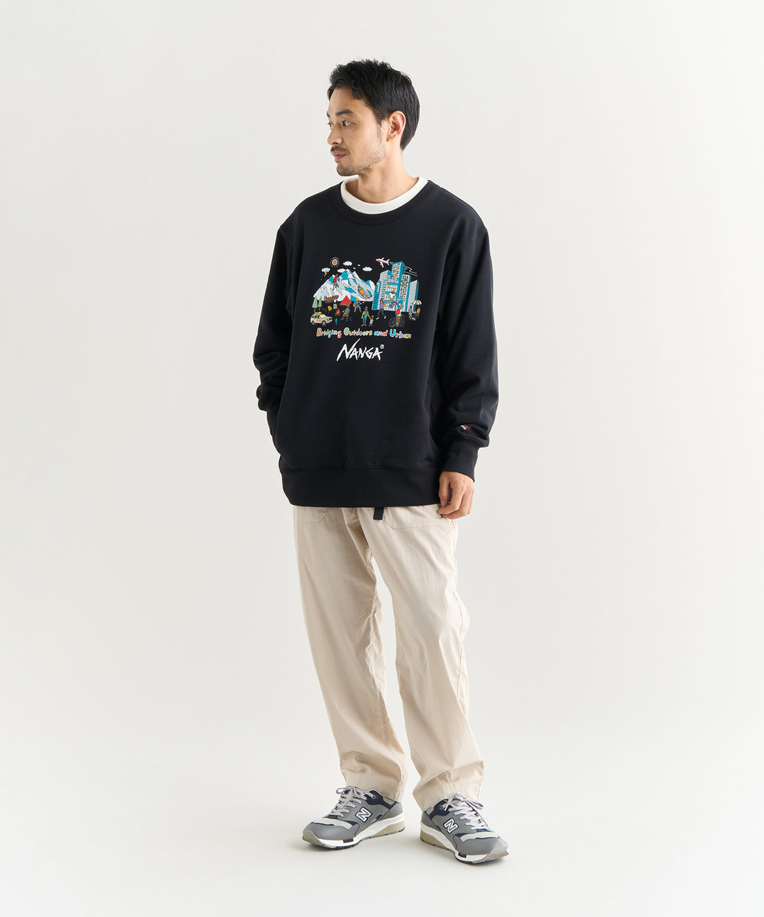 着用モデル：メンズ 180cm ／ 着用サイズ：L