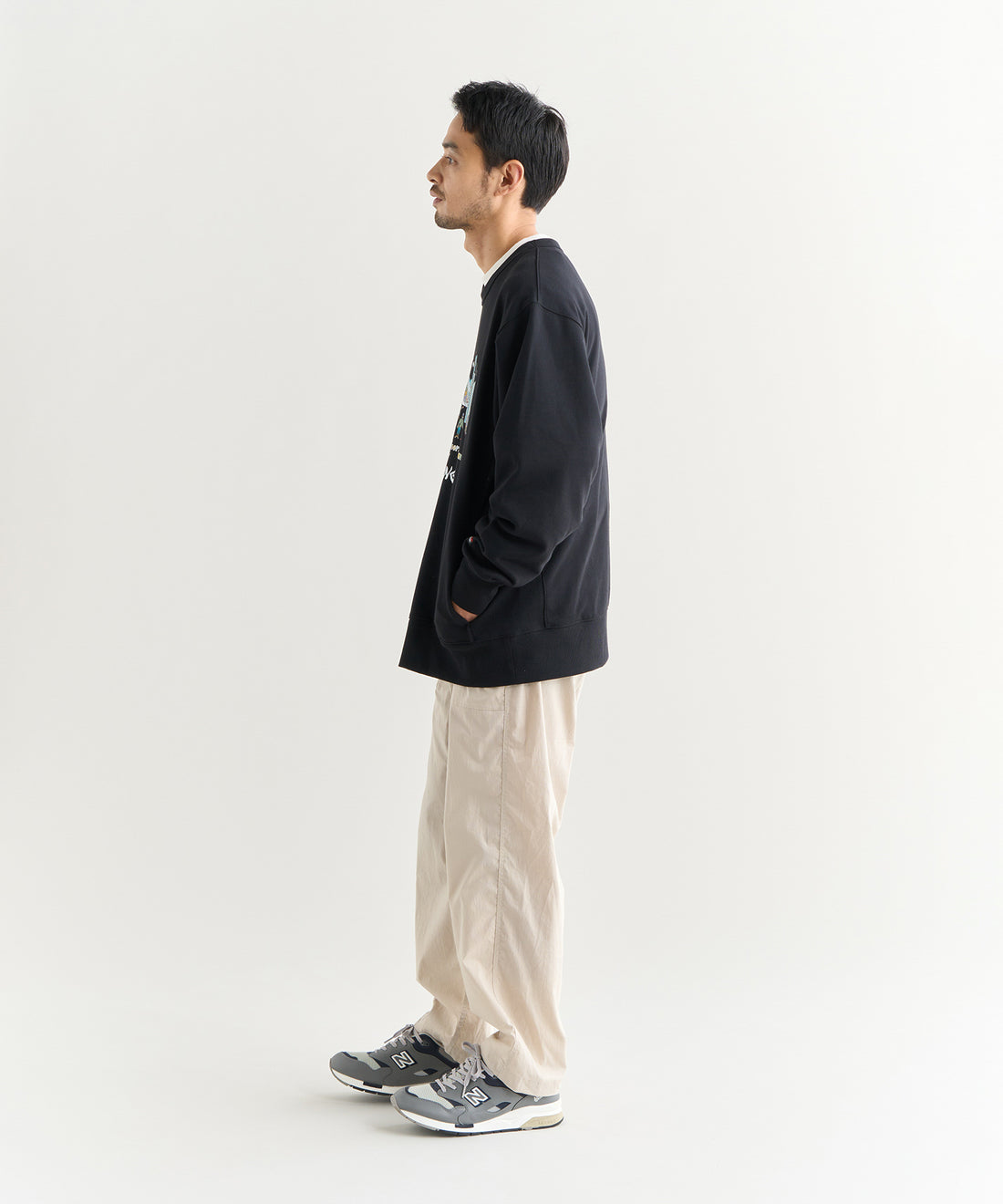 着用モデル：メンズ 180cm ／ 着用サイズ：L
